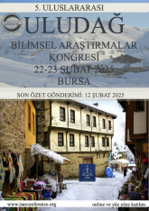 5. Uluslararası Uludağ  Bilimsel Araştırmalar Kongresi