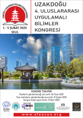 UZAKDOĞU 4. ULUSLARARASI UYGULAMALI BİLİMLER KONGRESİ