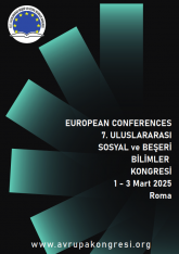 EUROPEAN CONFERENCES 7. Uluslararası Sosyal ve Beşeri Bilimler Kongresi