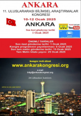 11. ULUSLARARASI ANKARA BİLİMSEL ARAŞTIRMALAR KONGRESİ